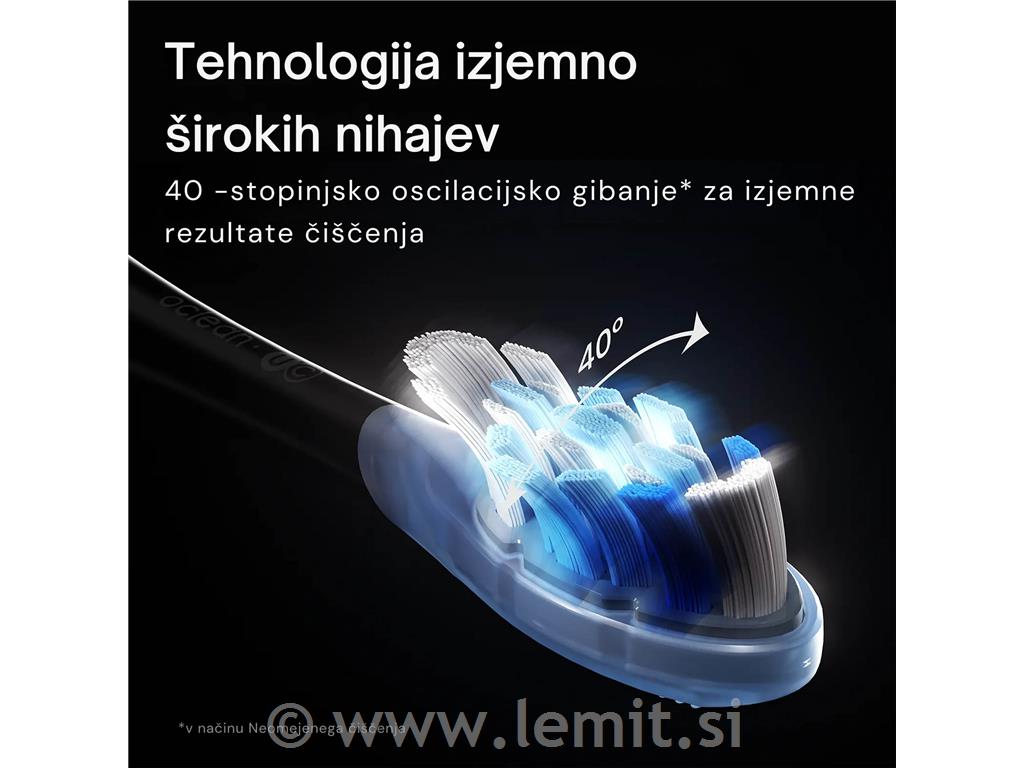 Električ. zobna ščetka XUltra 20 Set črn