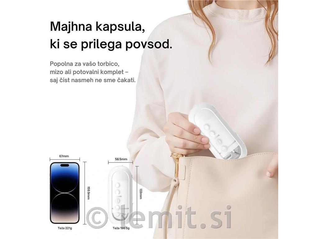 Oclean Ustna prha W10 lite Bela