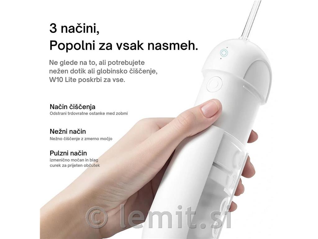 Oclean Ustna prha W10 lite Bela