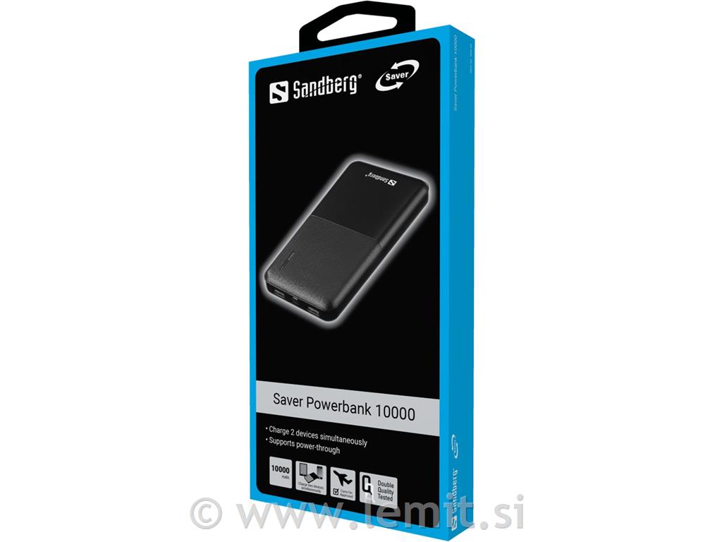 Sandberg Baterija Powerbank Saver 10000