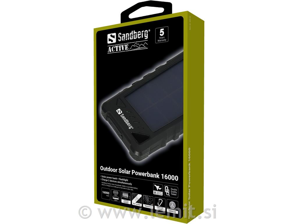 Sandberg Solarna baterija Powerbank