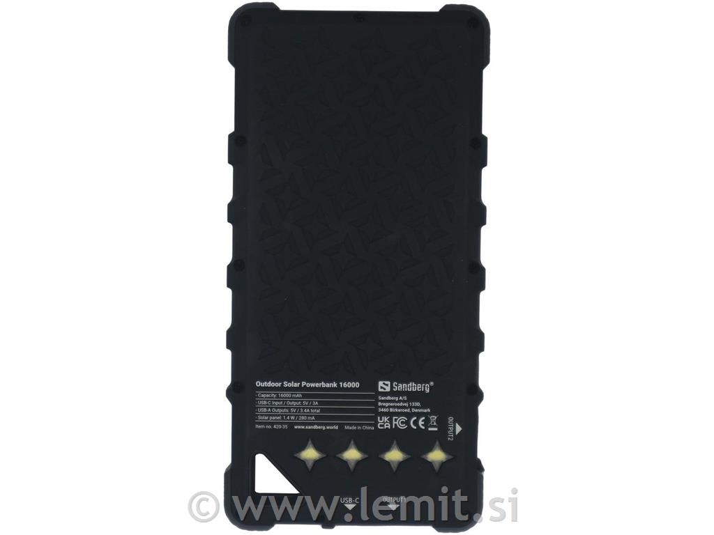Sandberg Solarna baterija Powerbank