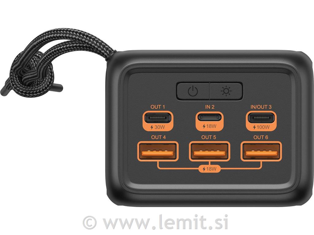 Sandberg Baterija Powerbank USB-A, USB-C