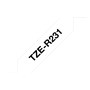 TZE-R231 tekstilni bel/črn 12mm