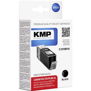 Kartuša KMP HP PGI-570 PGBK XL, pig.črna