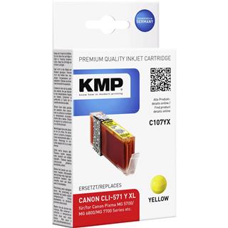 Kartuša KMP HP CLI-571Y XL, yellow