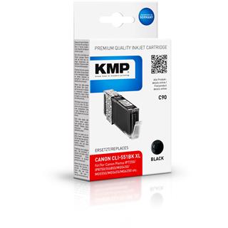 Kartuša KMP Canon CLI-551BK XL, črna